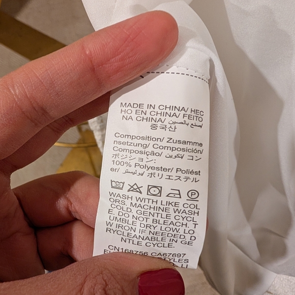 SHEIN Textured Cream Blazer, Size L, Never Worn - Picture 6 of 6